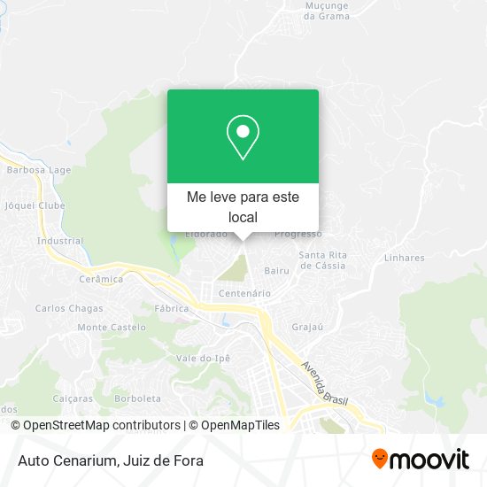 Auto Cenarium mapa