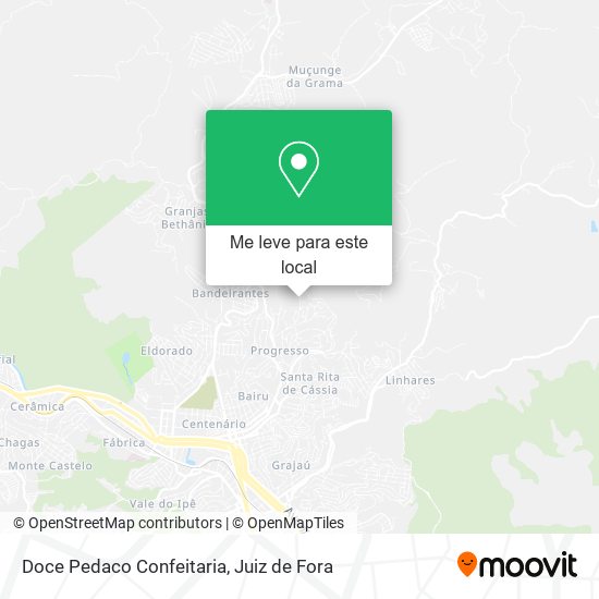Doce Pedaco Confeitaria mapa