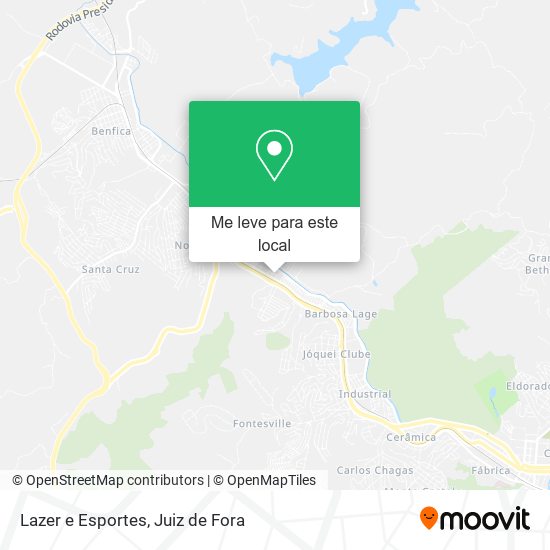 Lazer e Esportes mapa