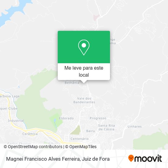 Magnei Francisco Alves Ferreira mapa