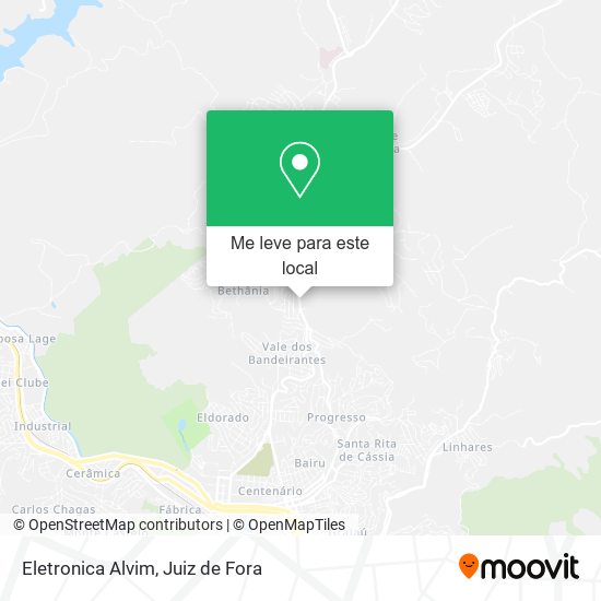 Eletronica Alvim mapa