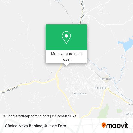 Oficina Nova Benfica mapa