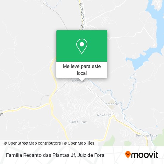 Familia Recanto das Plantas Jf mapa