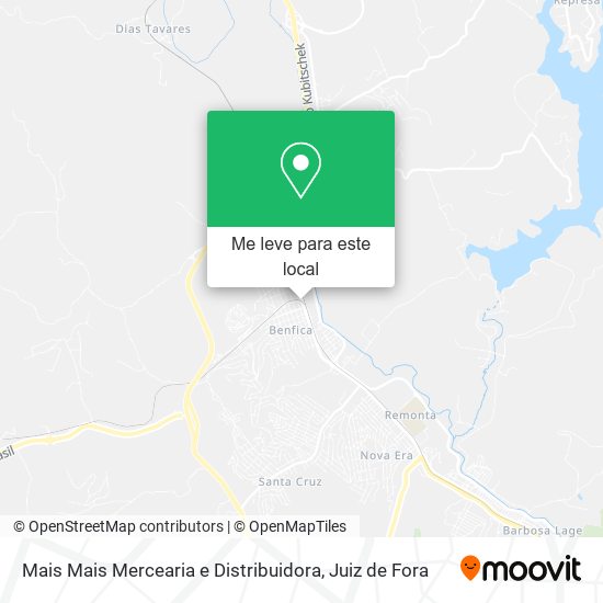 Mais Mais Mercearia e Distribuidora mapa