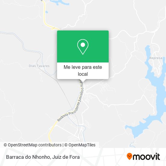 Barraca do Nhonho mapa