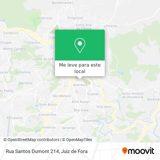Rua Santos Dumont 214 mapa