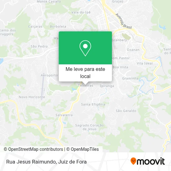 Rua Jesus Raimundo mapa