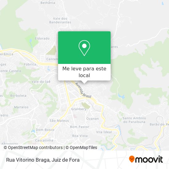 Rua Vitorino Braga mapa