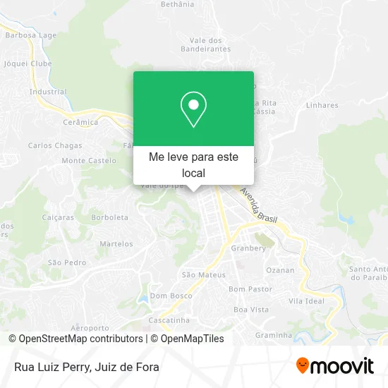 Rua Luiz Perry mapa