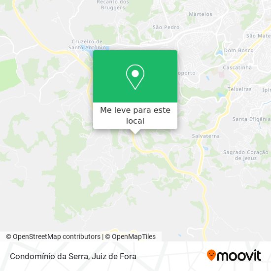 Condomínio da Serra mapa