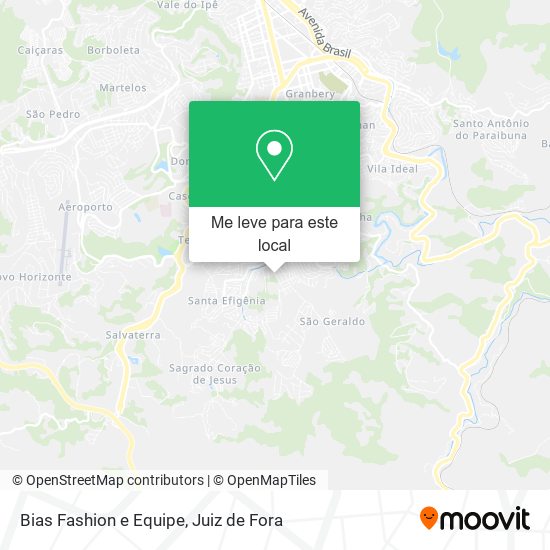 Bias Fashion e Equipe mapa