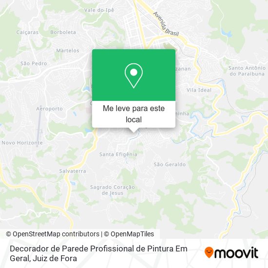 Decorador de Parede Profissional de Pintura Em Geral mapa