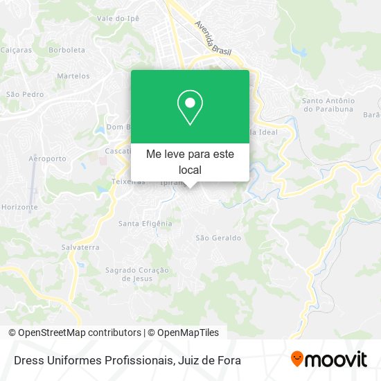 Dress Uniformes Profissionais mapa