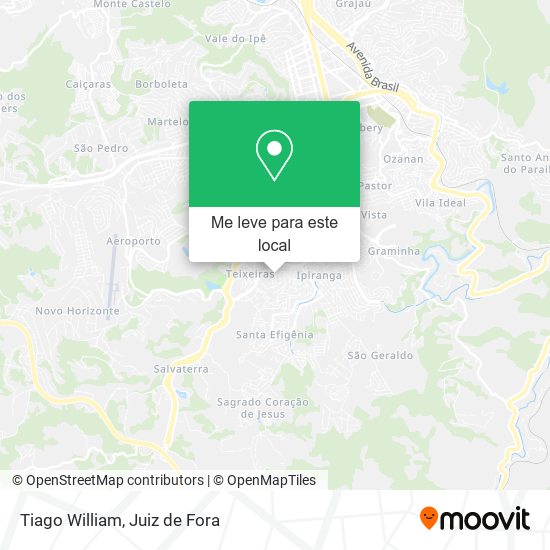 Tiago William mapa
