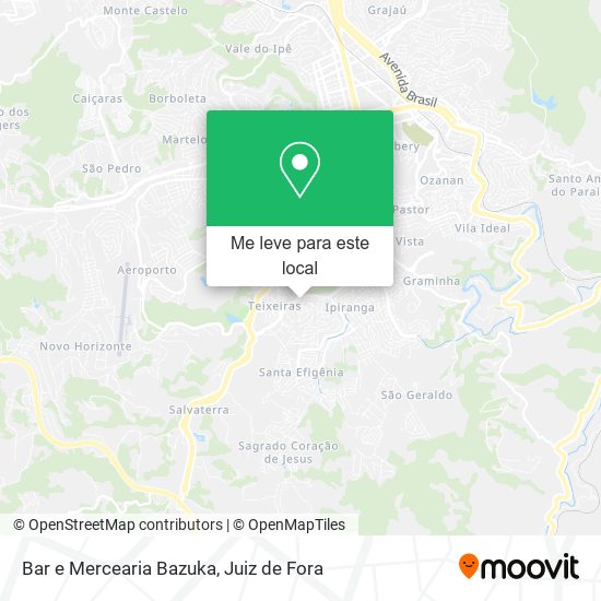 Bar e Mercearia Bazuka mapa