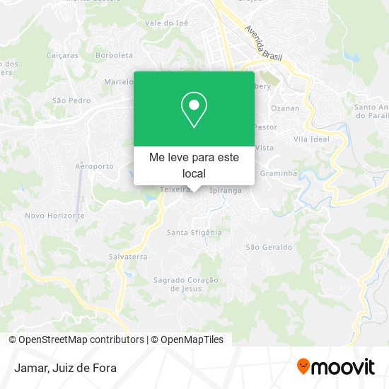 Jamar mapa