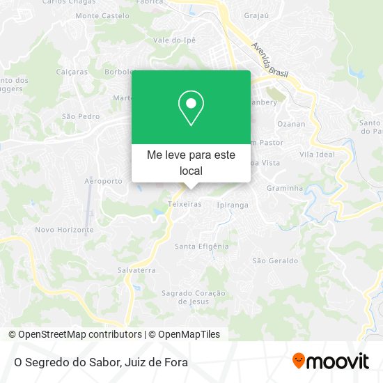 O Segredo do Sabor mapa