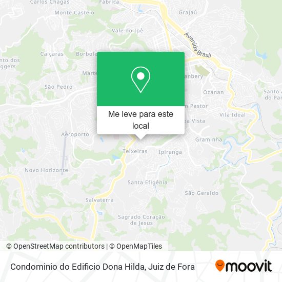 Condominio do Edificio Dona Hilda mapa
