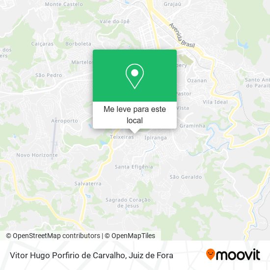 Vitor Hugo Porfirio de Carvalho mapa