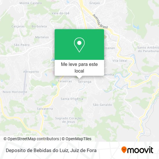 Deposito de Bebidas do Luiz mapa
