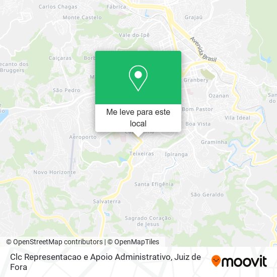 Clc Representacao e Apoio Administrativo mapa