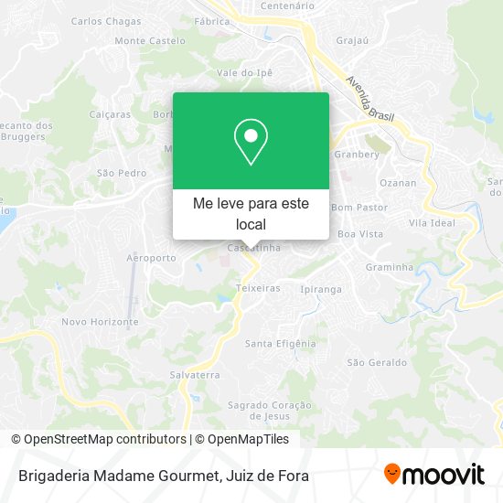 Brigaderia Madame Gourmet mapa