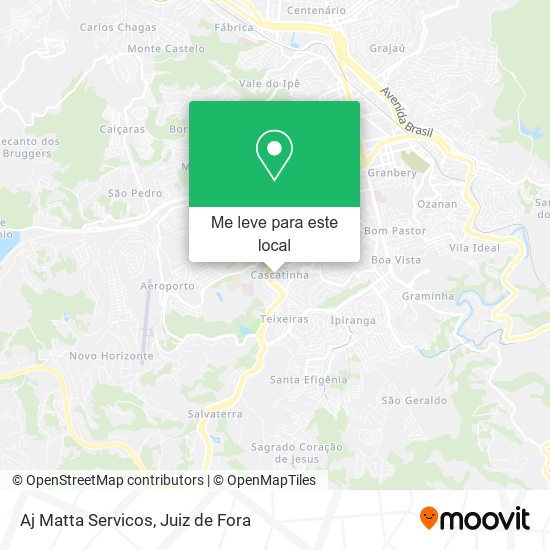 Aj Matta Servicos mapa