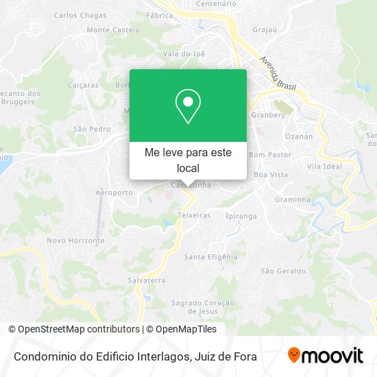 Condominio do Edificio Interlagos mapa