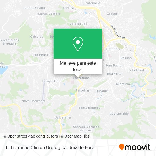 Lithominas Clinica Urologica mapa
