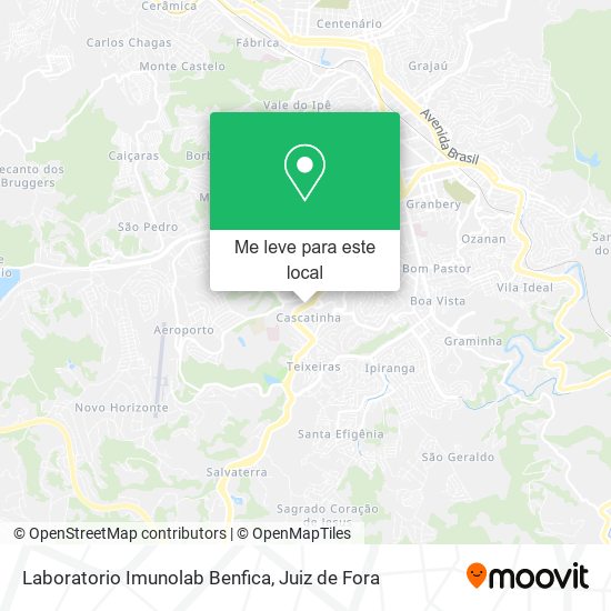 Laboratorio Imunolab Benfica mapa