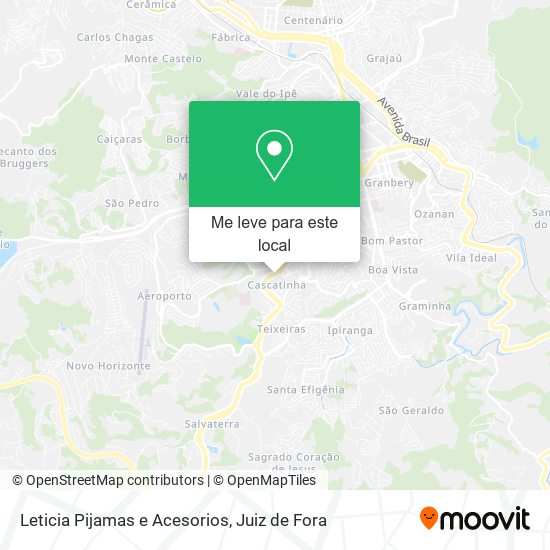 Leticia Pijamas e Acesorios mapa