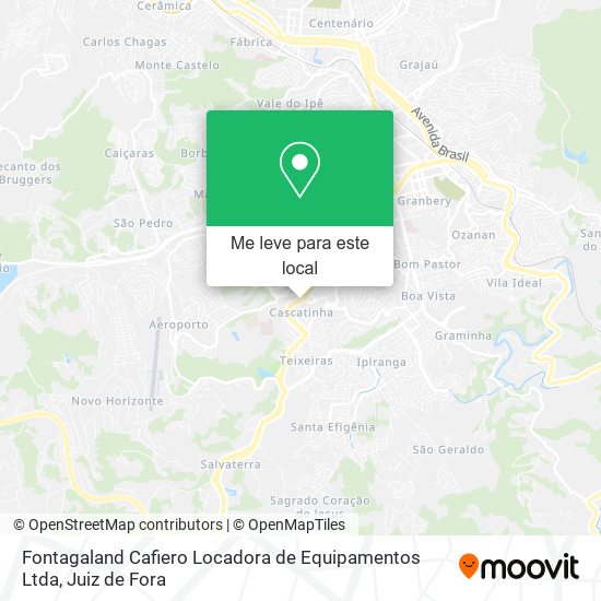 Fontagaland Cafiero Locadora de Equipamentos Ltda mapa