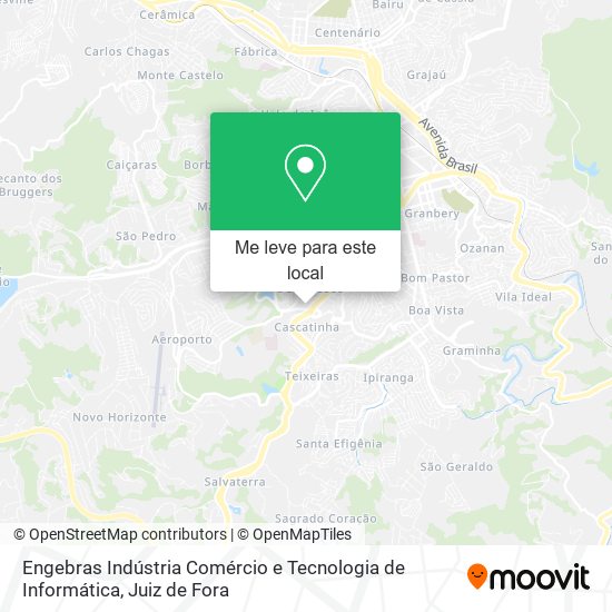 Engebras Indústria Comércio e Tecnologia de Informática mapa