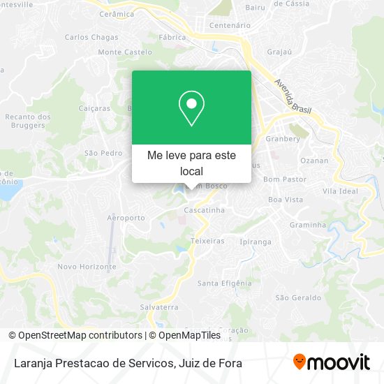 Laranja Prestacao de Servicos mapa