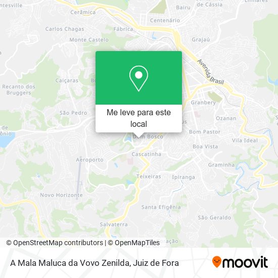 A Mala Maluca da Vovo Zenilda mapa