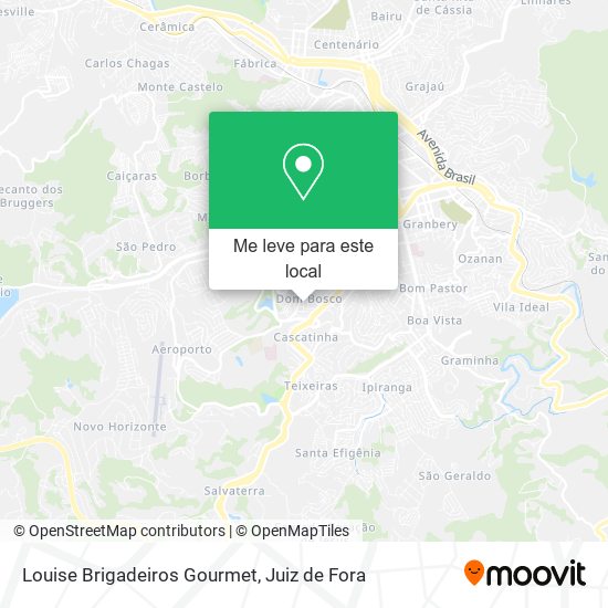 Louise Brigadeiros Gourmet mapa