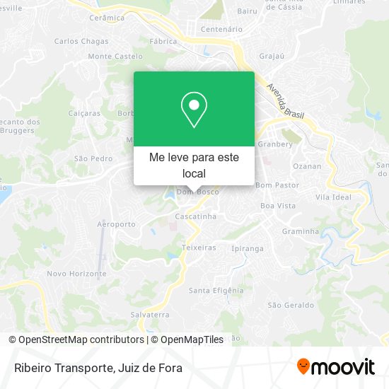 Ribeiro Transporte mapa