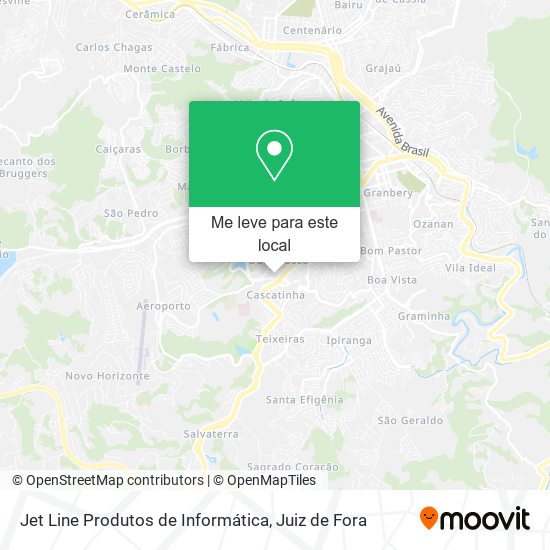 Jet Line Produtos de Informática mapa