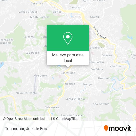 Technocar mapa