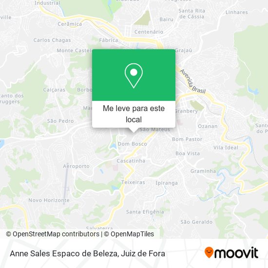 Anne Sales Espaco de Beleza mapa