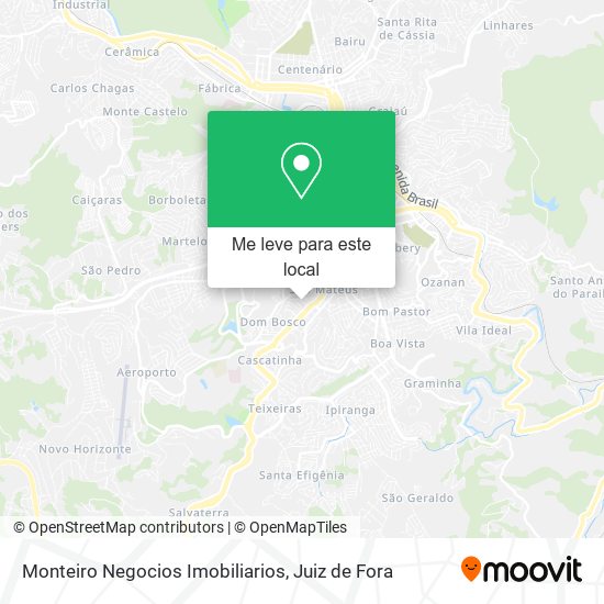 Monteiro Negocios Imobiliarios mapa