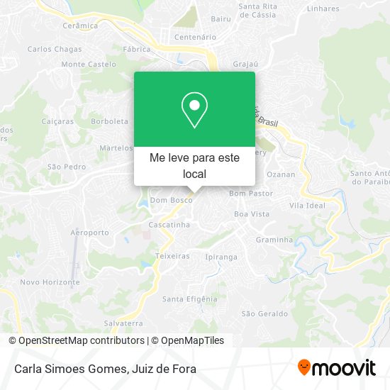 Carla Simoes Gomes mapa