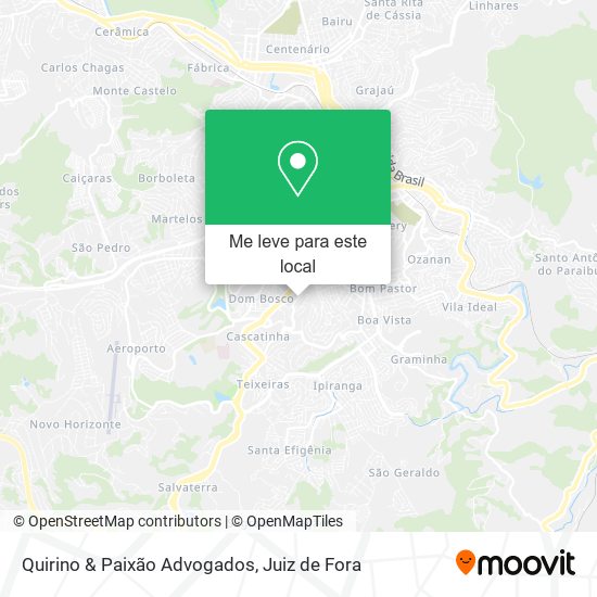 Quirino & Paixão Advogados mapa