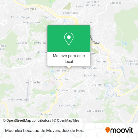 Mochilex Locacao de Moveis mapa