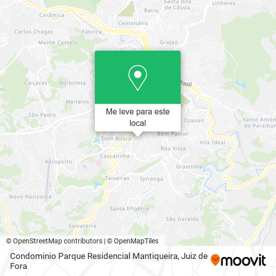 Condominio Parque Residencial Mantiqueira mapa