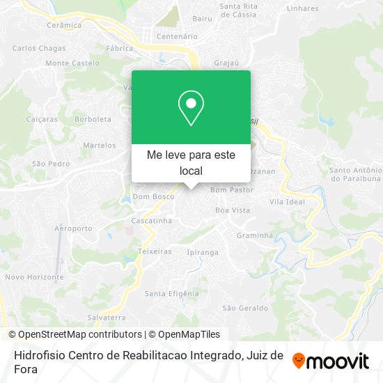 Hidrofisio Centro de Reabilitacao Integrado mapa