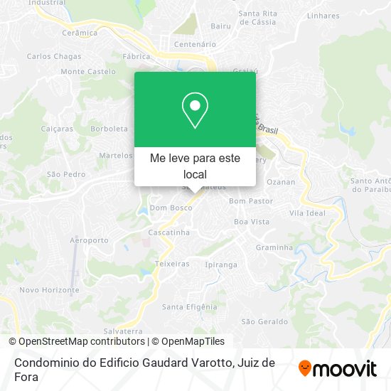 Condominio do Edificio Gaudard Varotto mapa