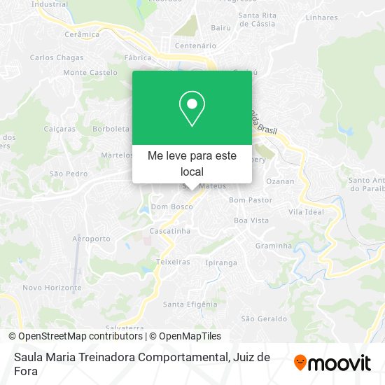 Saula Maria Treinadora Comportamental mapa