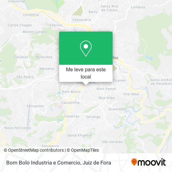 Bom Bolo Industria e Comercio mapa