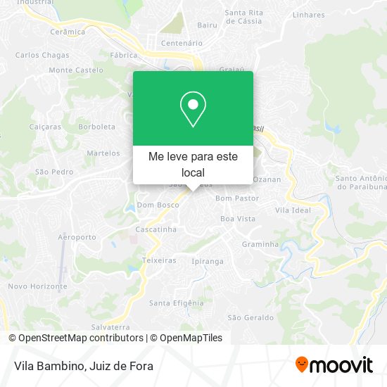 Vila Bambino mapa